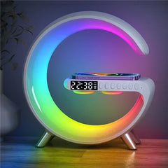 Wireless Charging Station with Bluetooth 5.0 Speaker, RGB Lights & Alarm Clock - YanaChi Store