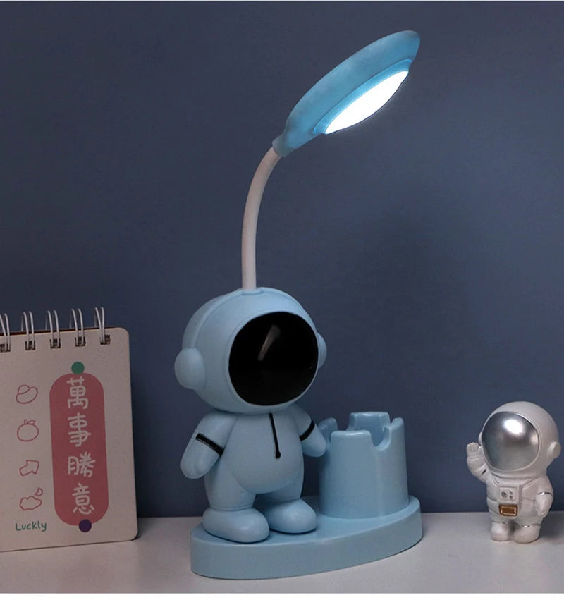 Creative Kids' Astronaut Table Lamp – Adjustable Color With A Practical Design - YanaChi Store