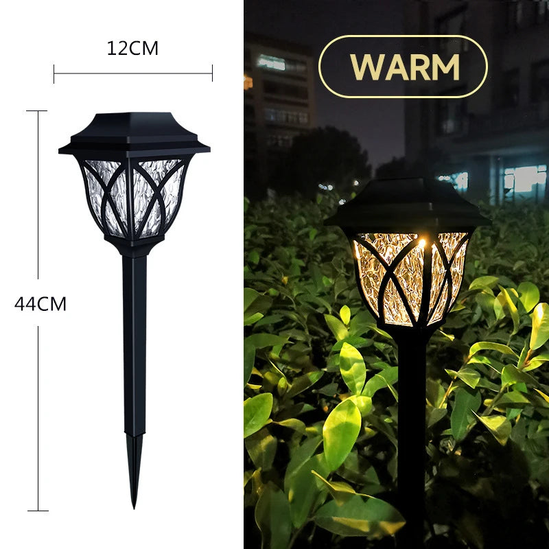 Waterproof Solar Pathway Lights – 2-Pack, LED, IP44 Rated for Outdoor Use - YanaChi Store