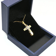 High-Fashion Stainless Steel Jesus Cross Pendant Necklace – Trendy Religious Jewelry - YanaChi Store