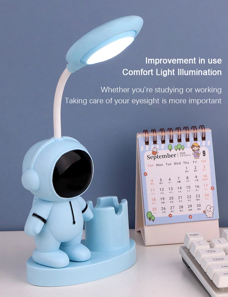 Creative Kids' Astronaut Table Lamp – Adjustable Color With A Practical Design - YanaChi Store
