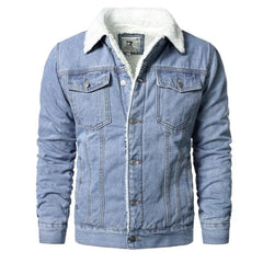 Men’s Casual Jean Jacket - Warm, Durable, and Trendy - YanaChi Store