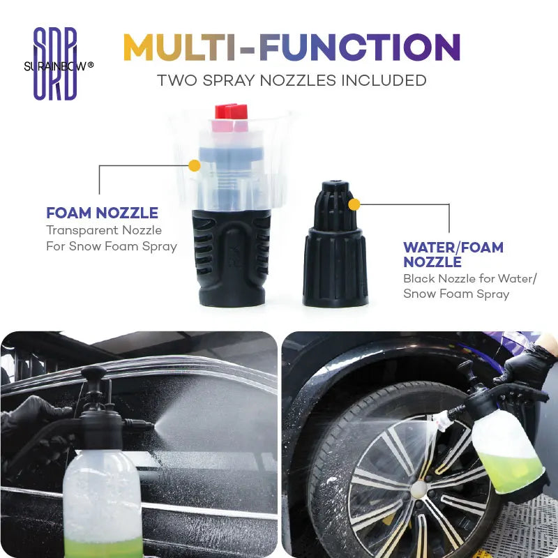 3-in-1 Versatile Sprayer: 2L Hand Pump for Garden, Lawn & Car Detailing - YanaChi Store