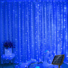 Waterproof Solar Curtain Fairy Lights – Perfect for Weddings, Parties & Outdoor Decor - YanaChi Store