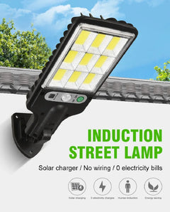 Solar Outdoor LED Wall Lamp – Motion Sensor Light for Garden & Garage - YanaChi Store