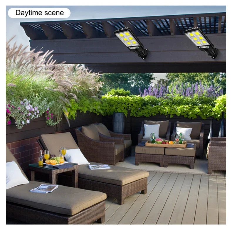 Solar Outdoor LED Wall Lamp – Motion Sensor Light for Garden & Garage - YanaChi Store