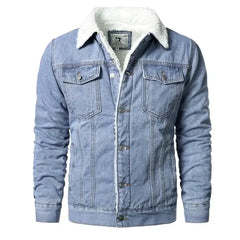 Men’s Casual Jean Jacket - Warm, Durable, and Trendy - YanaChi Store