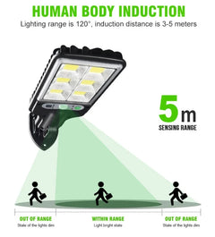 Solar Outdoor LED Wall Lamp – Motion Sensor Light for Garden & Garage - YanaChi Store