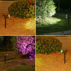 Solar-Powered Spotlights – 9 LEDs, IP65 Waterproof, Perfect for Driveways and Lawns - YanaChi Store