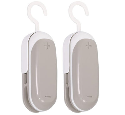 2PACK Mini Bag Sealer, Portable Heat Vacuum Sealers Plastic Sealer, 2 In 1 Heat Seal And Cutter Mini Food Sealer For Plastic Bags Food Storag - YanaChi Store