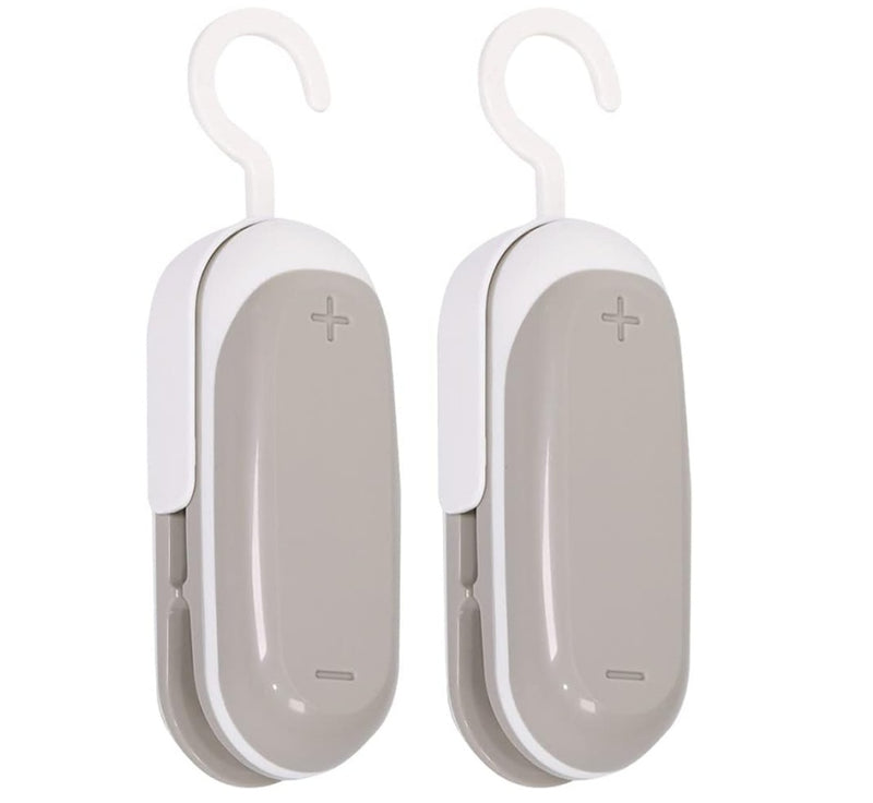 2PACK Mini Bag Sealer, Portable Heat Vacuum Sealers Plastic Sealer, 2 In 1 Heat Seal And Cutter Mini Food Sealer For Plastic Bags Food Storag - YanaChi Store