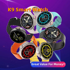 K9 Smart Watch with Wireless Charging & NFC Functionality - YanaChi Store