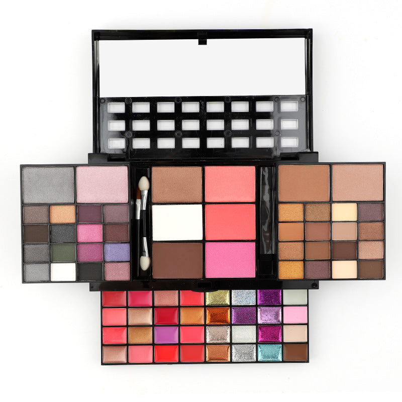 74-Color Professional Makeup Set – Lip Gloss, Eyeshadow, Blush & Highlight - YanaChi Store