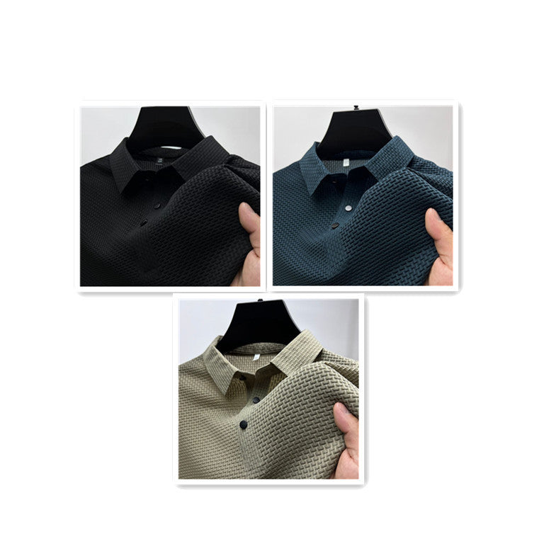 Men's High-Quality Polyester Polo T-Shirt – Available in 6 Colors & Size - YanaChi Store