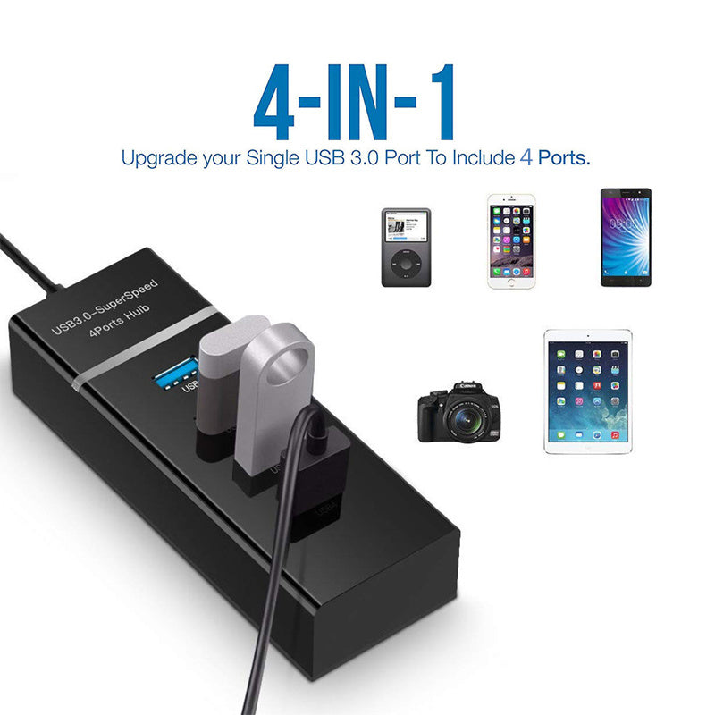 4 In 1 2.0 3.0 USB HUB Splitter High Speed Multi Splitter USB Adapter Expander Cable For Desktop PC Laptop Adapter USB HUB - YanaChi Store