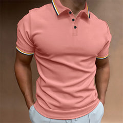 Men's Slim Fit Striped Short-Sleeve Shirt – Perfect Blend of Style and Comfort - YanaChi Store
