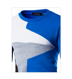 Men's Slim-Fit Cotton Knitted Sweater – Casual O-Neck Printed Pullover - YanaChi Store