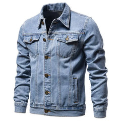 Men’s Casual Jean Jacket - Warm, Durable, and Trendy - YanaChi Store