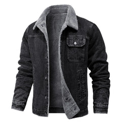 Stylish Warm Denim Coat - Perfect for Winter or Autumn Comfort - YanaChi Store