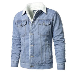 Men’s Casual Jean Jacket - Warm, Durable, and Trendy - YanaChi Store