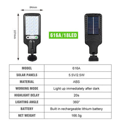 Solar Outdoor LED Wall Lamp – Motion Sensor Light for Garden & Garage - YanaChi Store