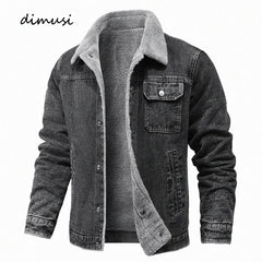 Stylish Warm Denim Coat - Perfect for Winter or Autumn Comfort - YanaChi Store