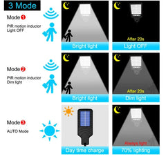 Solar Outdoor LED Wall Lamp – Motion Sensor Light for Garden & Garage - YanaChi Store