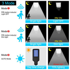 Solar Outdoor LED Wall Lamp – Motion Sensor Light for Garden & Garage - YanaChi Store
