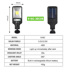 Solar Outdoor LED Wall Lamp – Motion Sensor Light for Garden & Garage - YanaChi Store