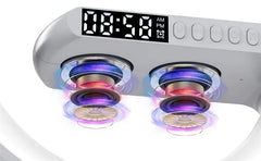 Wireless Charging Station with Bluetooth 5.0 Speaker, RGB Lights & Alarm Clock - YanaChi Store