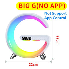 Wireless Charging Station with Bluetooth 5.0 Speaker, RGB Lights & Alarm Clock - YanaChi Store