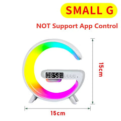 Wireless Charging Station with Bluetooth 5.0 Speaker, RGB Lights & Alarm Clock - YanaChi Store