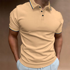 Men's Slim Fit Striped Short-Sleeve Shirt – Perfect Blend of Style and Comfort - YanaChi Store
